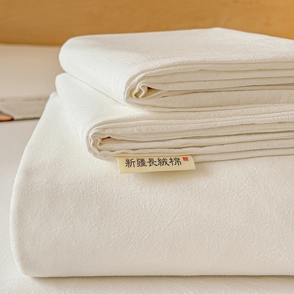 91家纺网 家纺一手货源 找家纺 （总）晓时候 2025新款100%全棉色织水洗棉床单全棉床单纯棉床单