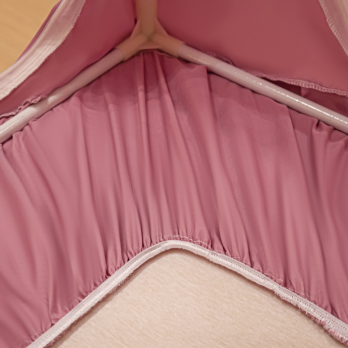 91家纺网 家纺一手货源 找家纺 锦逸家居 2025新款坐床式防摔遮光蚊帐 郁金花开-不遮光