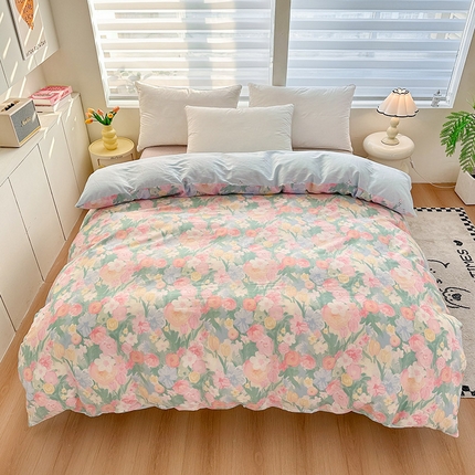 91家纺网 家纺一手货源 找家纺 （总）绵庭家纺 2025新款12868全棉套件单品系列二单被套