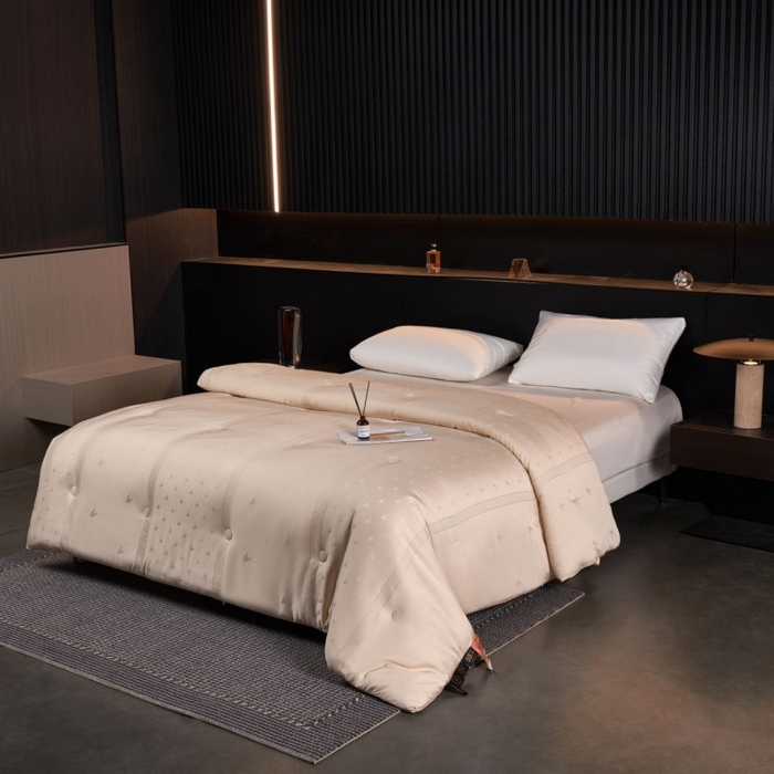 91家纺网 家纺一手货源 找家纺 朴罗 （ 原岚图）2025新款臻品欧式提花黄金大豆被被子被芯-千千阙歌 千千阙歌-香槟金