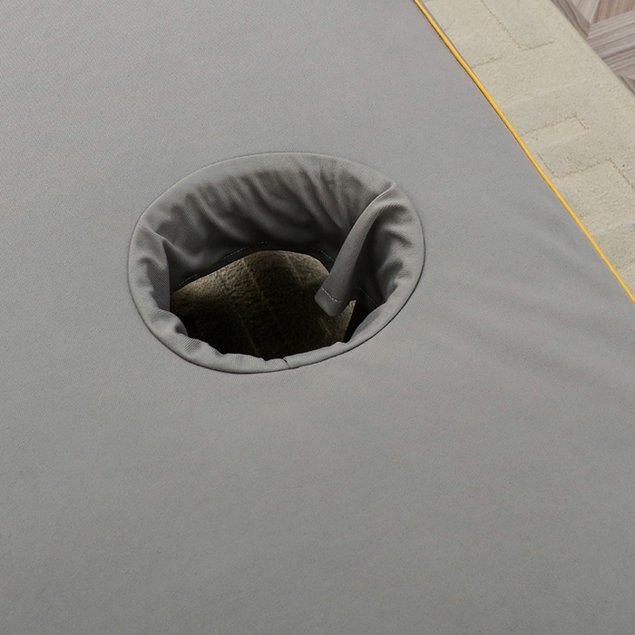 91家纺网 家纺一手货源 找家纺 千姿坊 2025新款床罩四件套-倾城 倾城-灰+白