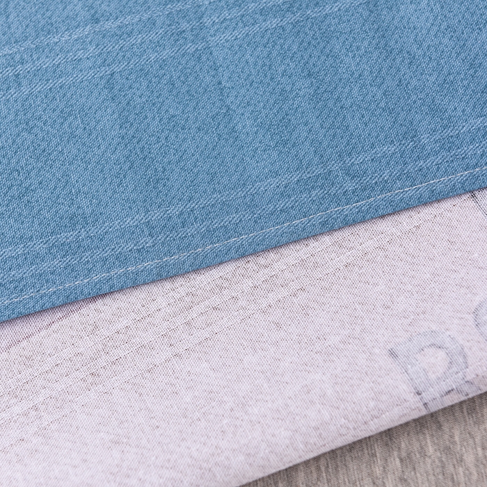 91家纺网 家纺一手货源 找家纺 润淳家居 2025新款老粗布三件套及单品 罗曼蒂克 蓝