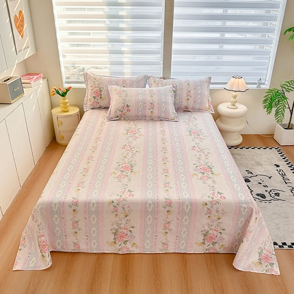 91家纺网 家纺一手货源 找家纺 （总）绵庭家纺 2025新款12868全棉套件单品系列二单床单