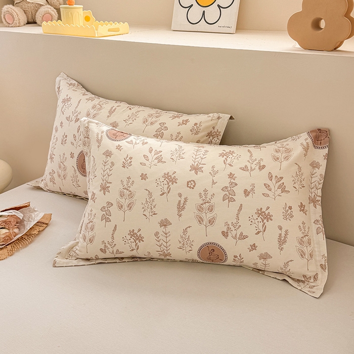 91家纺网 家纺一手货源 找家纺 绵庭家纺 2025新款12868全棉套件单品系列二四件套 烟染秋色