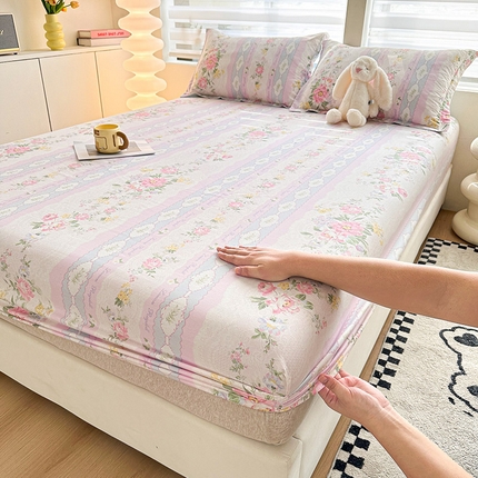 91家纺网 家纺一手货源 找家纺 （总）2025新款12868全棉套件单品系列二单床笠