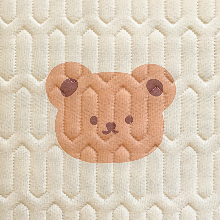 91家纺网 家纺一手货源 找家纺 富馨莱 2025新款A类凉感丝空气纤维凉席学生款 小熊仔