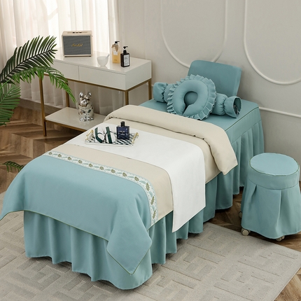 千姿坊 2025新款床罩四件套-叶语 叶语-绿