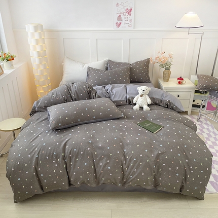 91家纺网 家纺一手货源 找家纺 （总）汣沐生活 2025新款针织棉印花款四件套