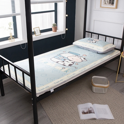 宅部落 2025新款学生冰丝席单人宿舍席子凉席 奶牛很忙