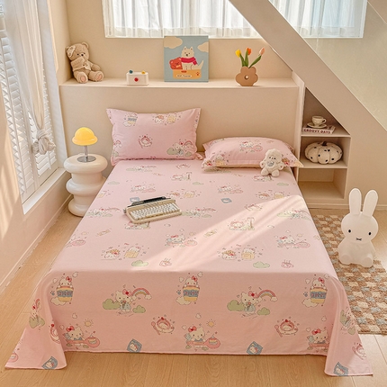 91家纺网 家纺一手货源 找家纺 （总）绵庭家纺 2025新款12868全棉套件单品系列二单床单