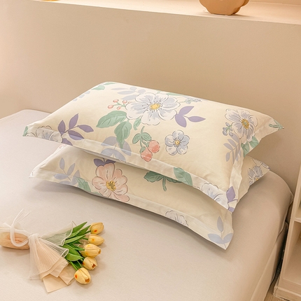 91家纺网 家纺一手货源 找家纺 （总）绵庭家纺 2025新款12868全棉套件单品系列二单枕套