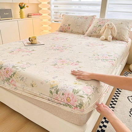 91家纺网 家纺一手货源 找家纺 （总）2025新款12868全棉套件单品系列二单床笠