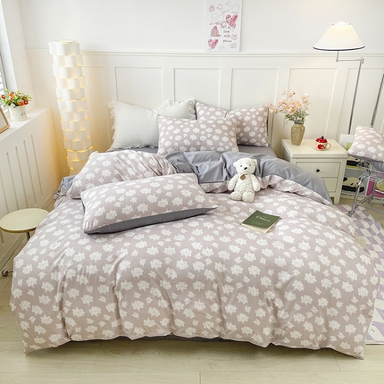 91家纺网 家纺一手货源 找家纺 （总）汣沐生活 2025新款针织棉印花款四件套