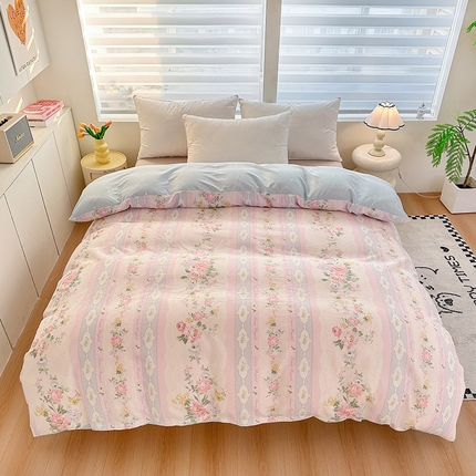 91家纺网 家纺一手货源 找家纺 （总）绵庭家纺 2025新款12868全棉套件单品系列二单被套