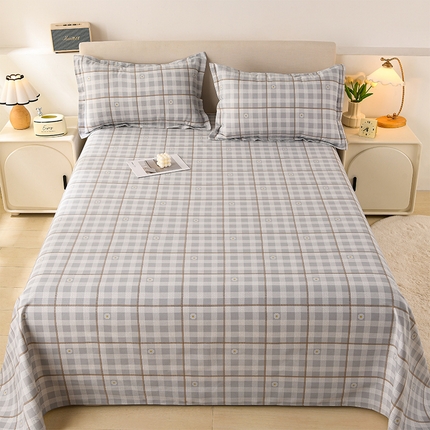 润淳家居 2025新款老粗布三件套及单品 秀丽格调 灰