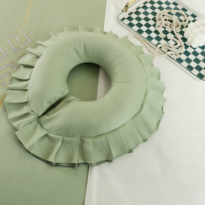 91家纺网 家纺一手货源 找家纺 千姿坊 2025新款床罩四件套-倾城 倾城-浅绿