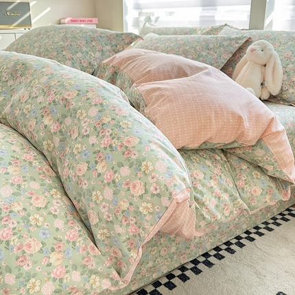 91家纺网 家纺一手货源 找家纺 （总）绵庭家纺 2025新款12868全棉套件单品系列二四件套