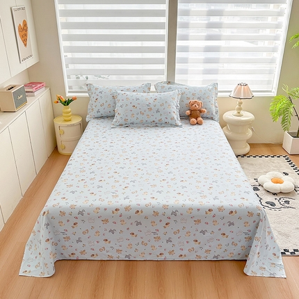 91家纺网 家纺一手货源 找家纺 （总）绵庭家纺 2025新款12868全棉套件单品系列二单床单