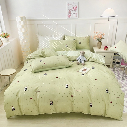 91家纺网 家纺一手货源 找家纺 （总）汣沐生活 2025新款针织棉印花款四件套