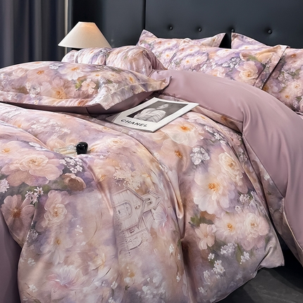 91家纺网 家纺一手货源 找家纺 （总）金梦拉家纺 2025新款100%棉代尔天丝莱赛尔四件套