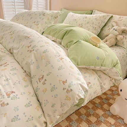 91家纺网 家纺一手货源 找家纺 （总）绵庭家纺 2025新款12868全棉套件单品系列二四件套