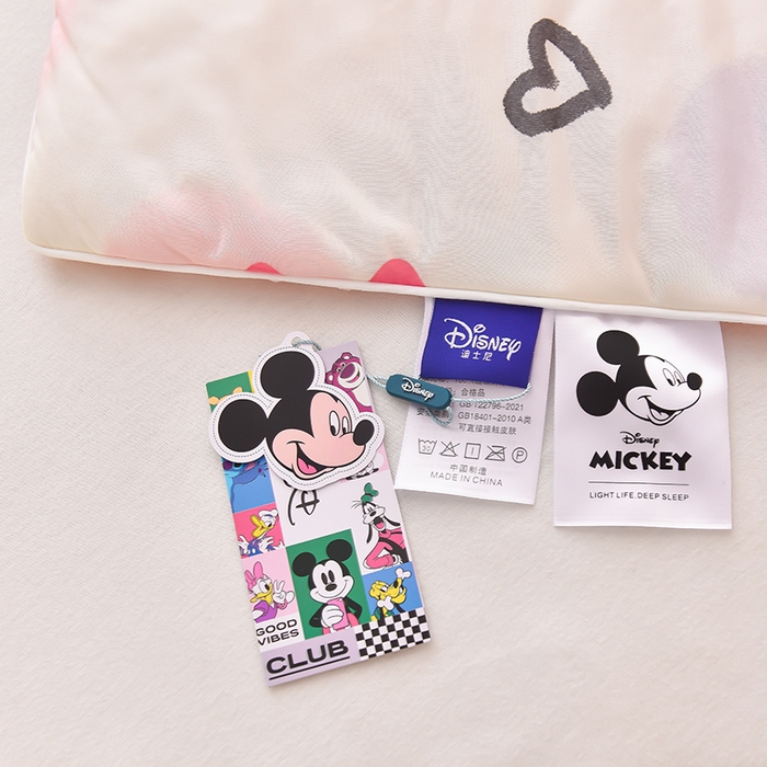 91家纺网 家纺一手货源 找家纺 嗨生活 嗨生活 2025年迪士尼凉感丝冰豆豆被 夏被 夏凉被 儿童夏被 幼儿园夏被 直播首选 元气米妮