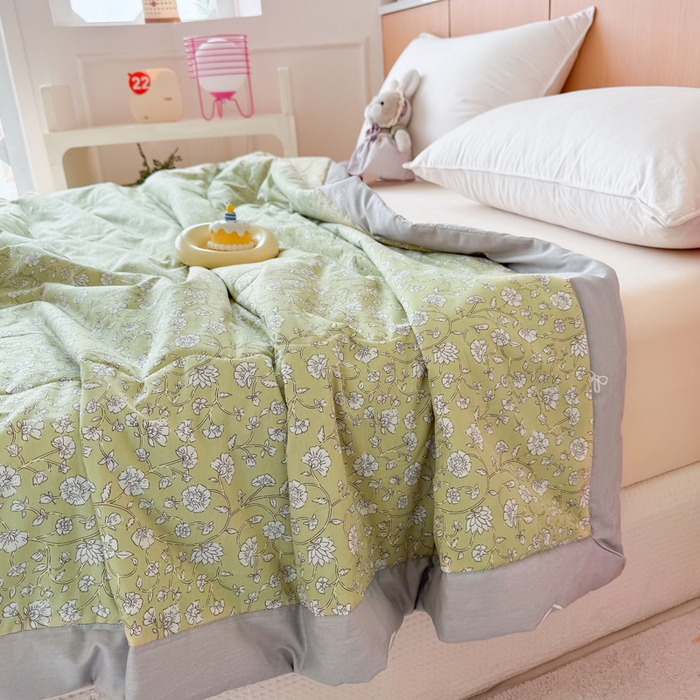 91家纺网 家纺一手货源 找家纺 宜梦家居【需要买家秀请联系老板】 2025新款双面纯棉夏被夏凉被系列 富贵满满