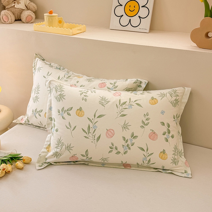 91家纺网 家纺一手货源 找家纺 绵庭家纺 2025新款12868全棉套件单品系列二四件套 轻婉花语