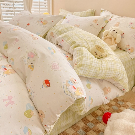 91家纺网 家纺一手货源 找家纺 （总）绵庭家纺 2025新款12868全棉套件单品系列二四件套