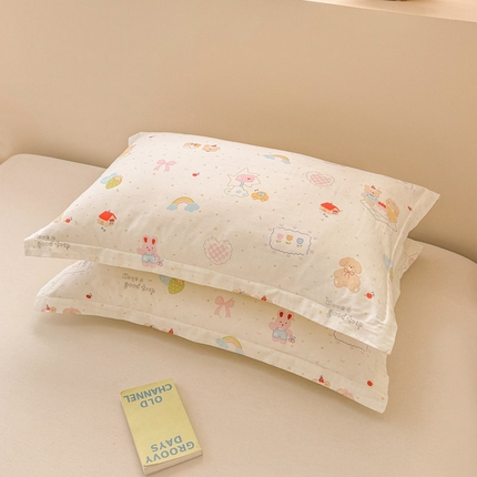 91家纺网 家纺一手货源 找家纺 （总）绵庭家纺 2025新款12868全棉套件单品系列二单枕套