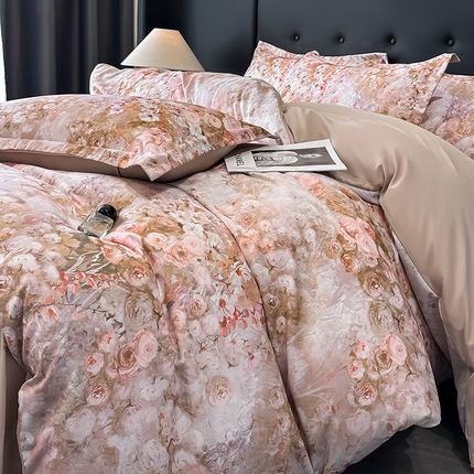 91家纺网 家纺一手货源 找家纺 （总）金梦拉家纺 2025新款100%棉代尔天丝莱赛尔四件套