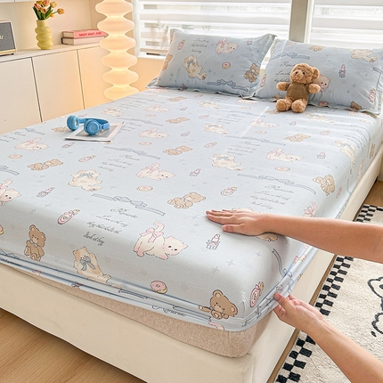 91家纺网 家纺一手货源 找家纺 （总）2025新款12868全棉套件单品系列二单床笠