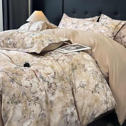 91家纺网 家纺一手货源 找家纺 （总）金梦拉家纺 2025新款100%棉代尔天丝莱赛尔四件套