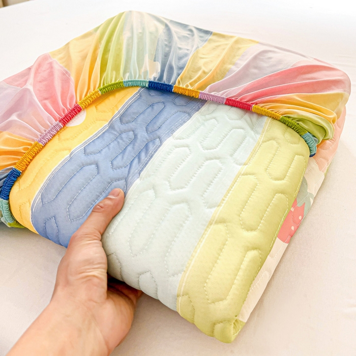 91家纺网 家纺一手货源 找家纺 （总）富馨莱 2025新款A类凉感丝空气纤维凉席床笠款