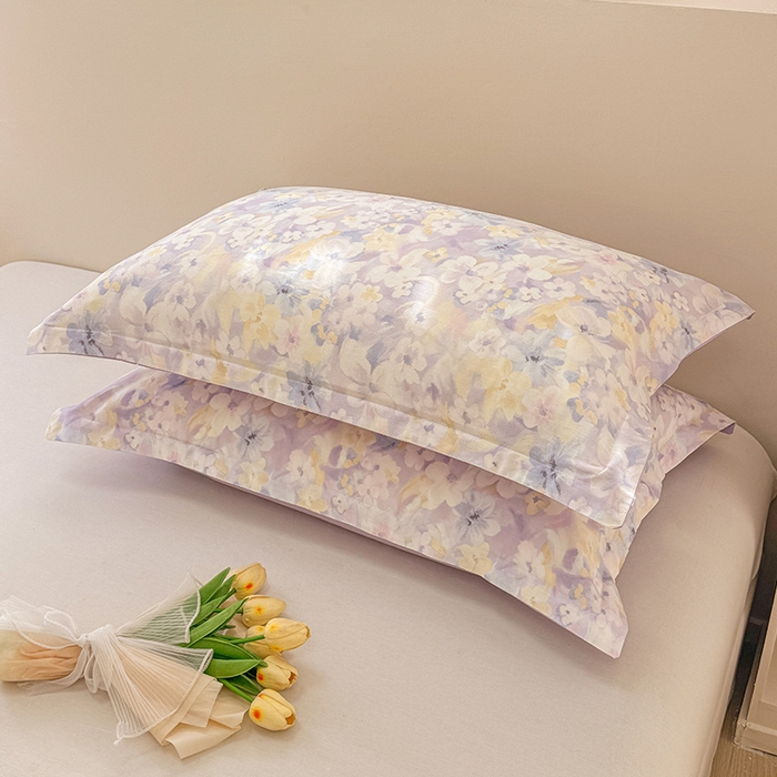 91家纺网 家纺一手货源 找家纺 绵庭家纺 2025新款12868全棉套件单品系列二四件套 香颂蝶舞