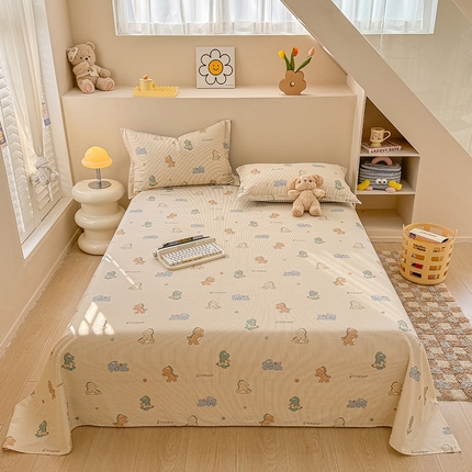 91家纺网 家纺一手货源 找家纺 （总）绵庭家纺 2025新款12868全棉套件单品系列二单床单