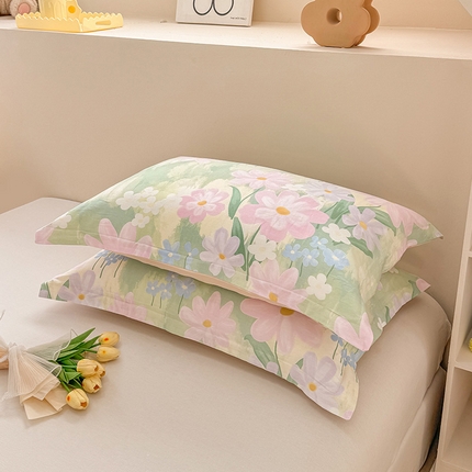 91家纺网 家纺一手货源 找家纺 （总）绵庭家纺 2025新款12868全棉套件单品系列二单枕套