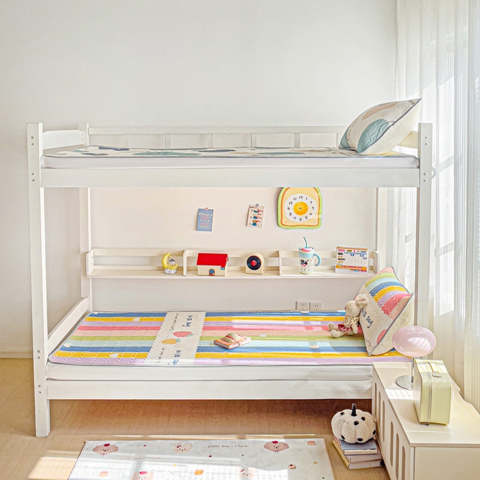 91家纺网 家纺一手货源 找家纺 （总）富馨莱 2025新款A类凉感丝空气纤维凉席学生款