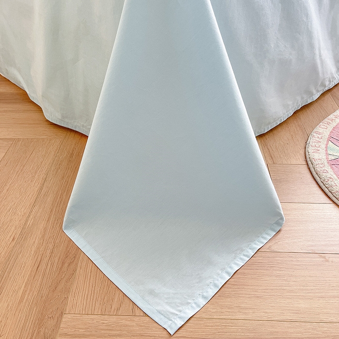 91家纺网 家纺一手货源 找家纺 卡巴伦家纺  2025新款40支纯棉A类水洗棉四件套风格1 晨雾兰