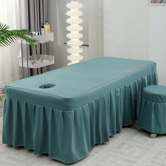 91家纺网 家纺一手货源 找家纺 千姿坊 2025新款床罩四件套-倾城 倾城-紫+白