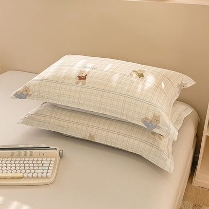 91家纺网 家纺一手货源 找家纺 （总）绵庭家纺 2025新款12868全棉套件单品系列二单枕套