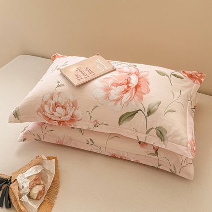 91家纺网 家纺一手货源 找家纺 （总）绵庭家纺 2025新款12868全棉套件单品系列二单枕套