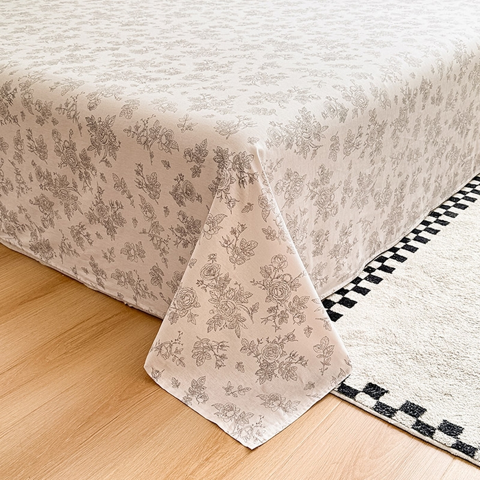 91家纺网 家纺一手货源 找家纺 绵庭家纺 2025新款12868全棉套件单品系列二单床单 摩菲