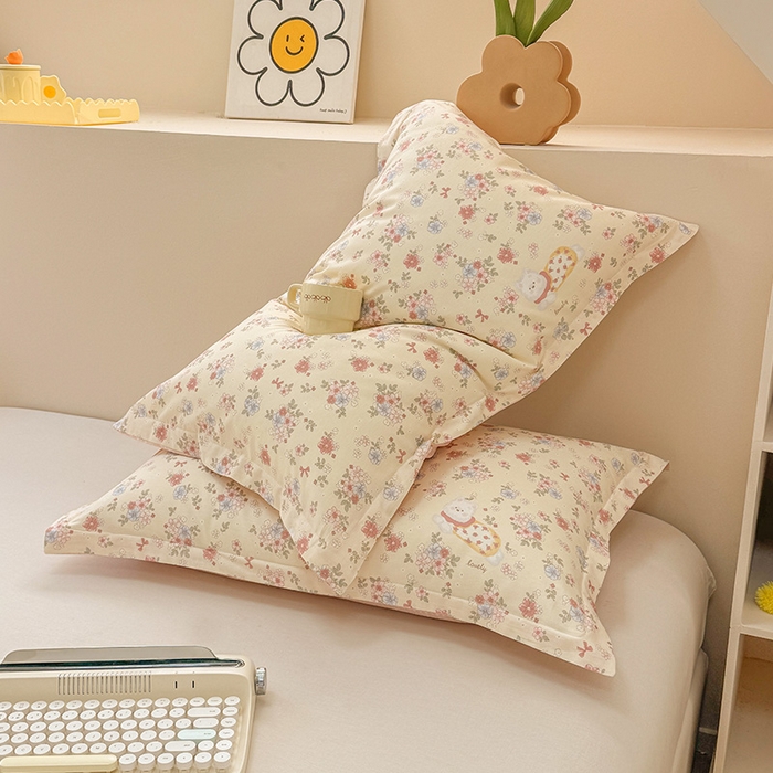 91家纺网 家纺一手货源 找家纺 （总）绵庭家纺 2025新款12868全棉套件单品系列二单枕套