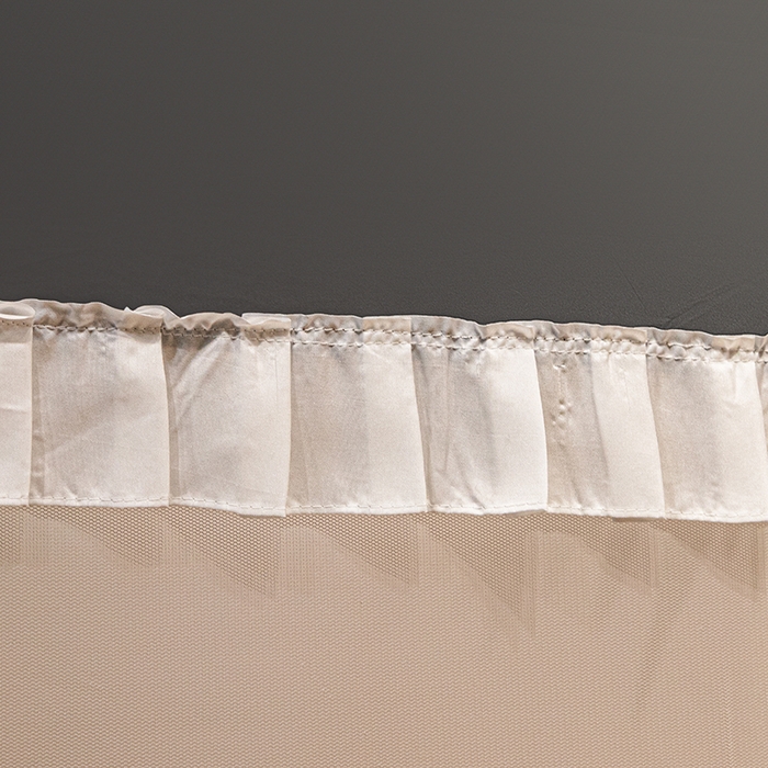 91家纺网 家纺一手货源 找家纺 锦逸家居 2025新款坐床式防摔遮光蚊帐 时尚英伦-不遮光