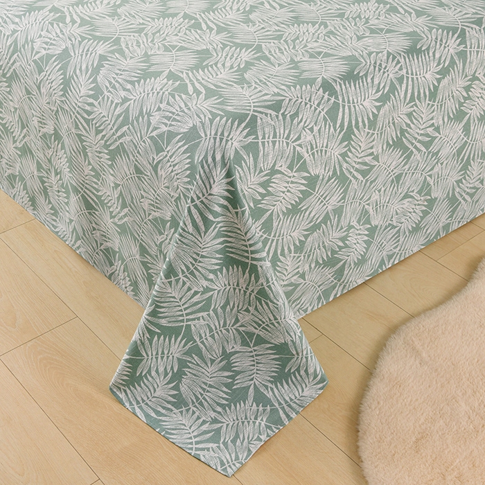 91家纺网 家纺一手货源 找家纺 润淳家居 2025新款老粗布三件套及单品 梦幻叶