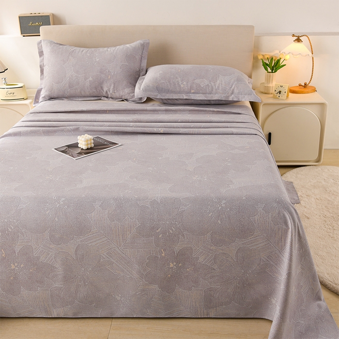 91家纺网 家纺一手货源 找家纺 润淳家居 2025新款老粗布三件套及单品 卿卿佳人 灰