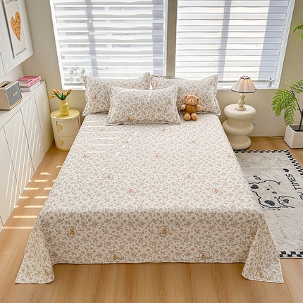 91家纺网 家纺一手货源 找家纺 （总）绵庭家纺 2025新款12868全棉套件单品系列二单床单