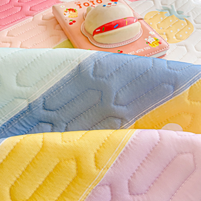 91家纺网 家纺一手货源 找家纺 （总）富馨莱 2025新款A类凉感丝空气纤维凉席学生款