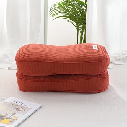 91家纺网 家纺一手货源 找家纺 （总）仁宇枕业2025新款新品 全棉磨毛全荞麦枕头韩式砂洗全荞麦枕头枕芯